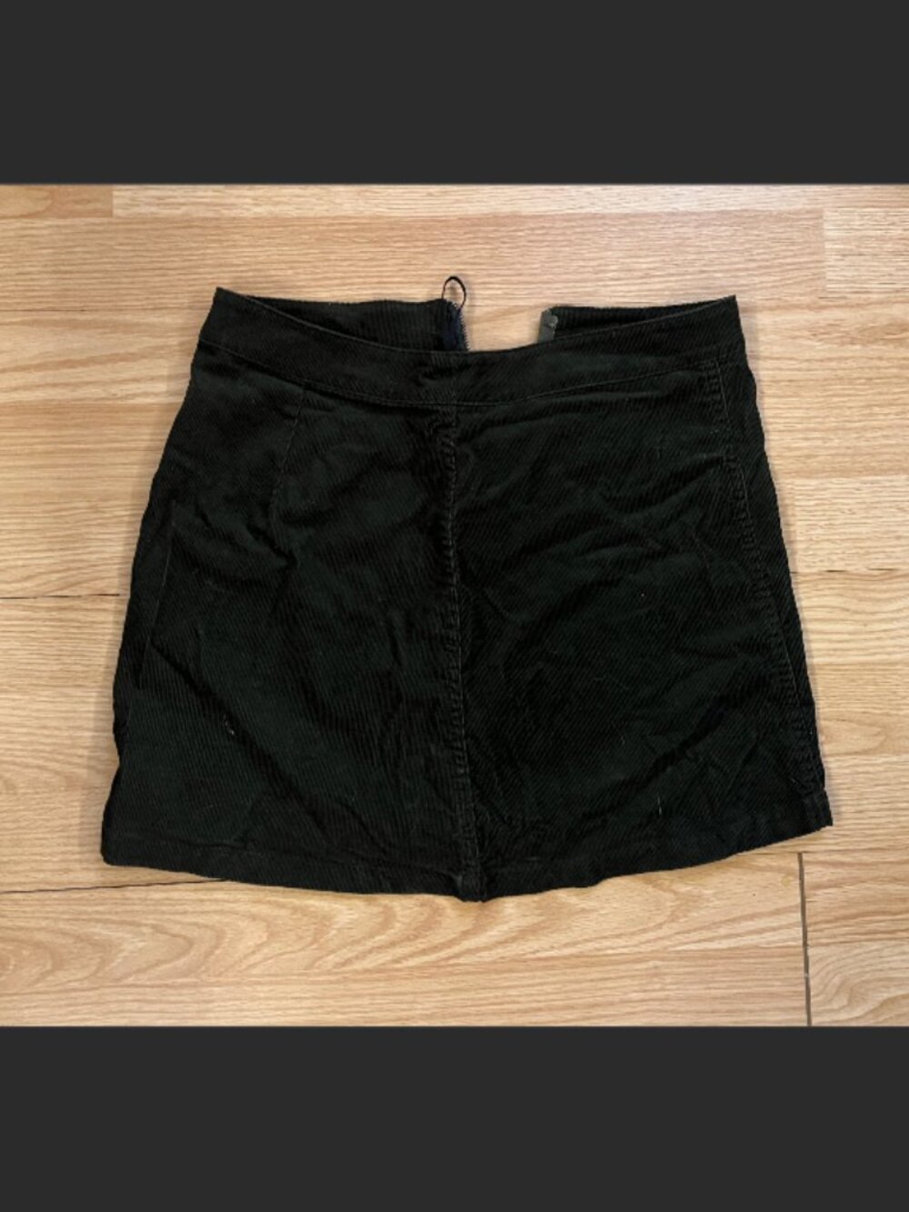 Wilfred Brand Green Corduroy Mini Skirt- Size 4